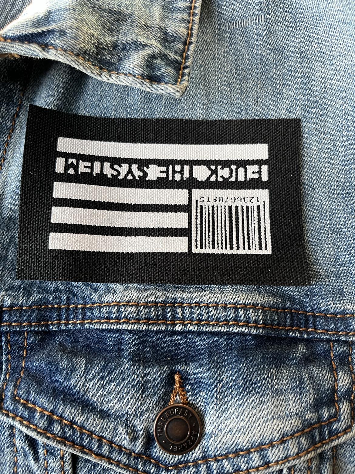 Anti-Establishment American Flag Punk Patch