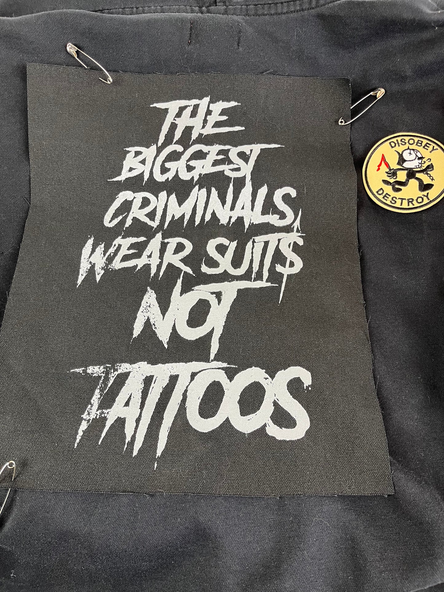 Fuck the Oligarchy Back Patch