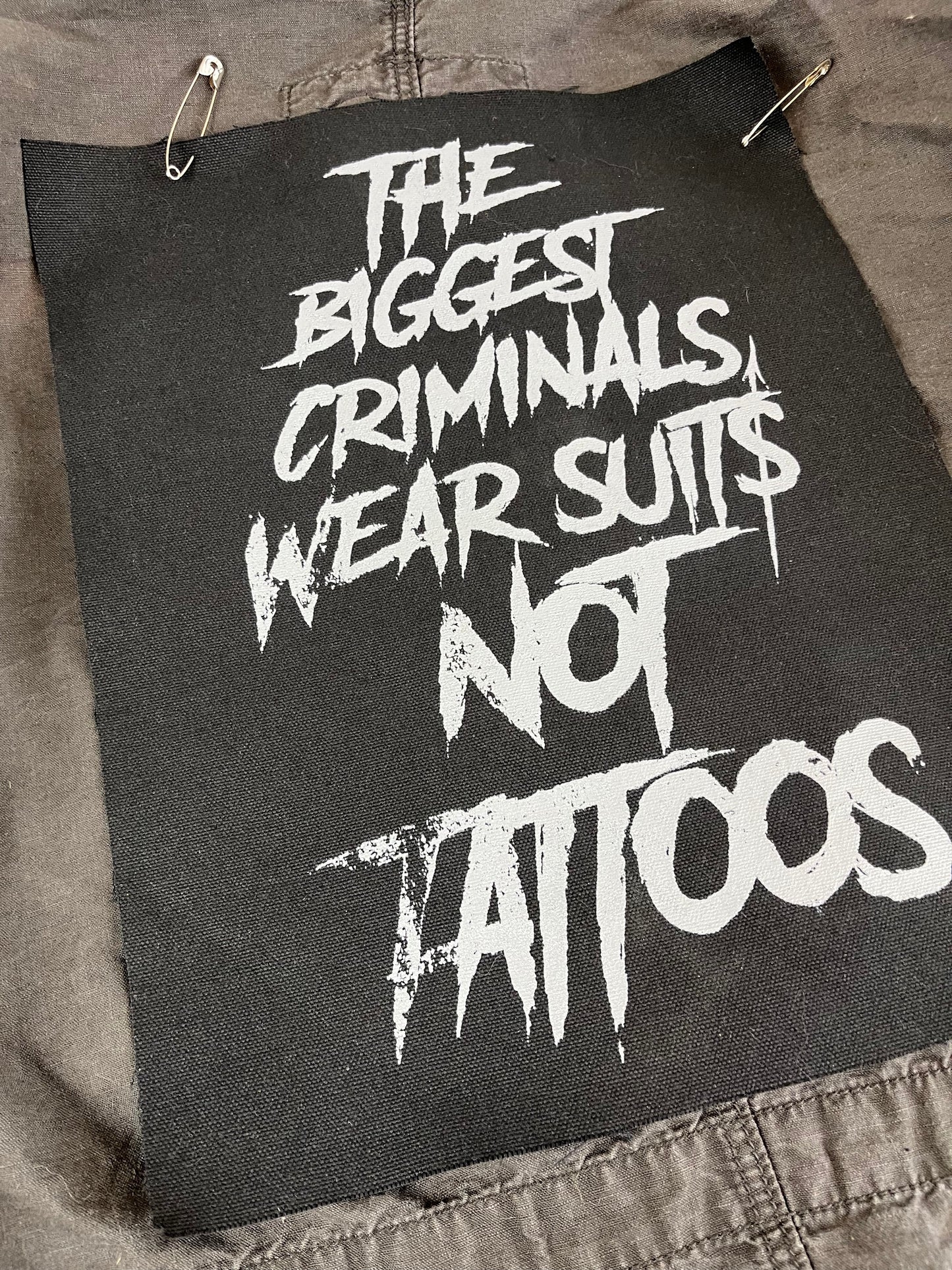 Fuck the Oligarchy Back Patch