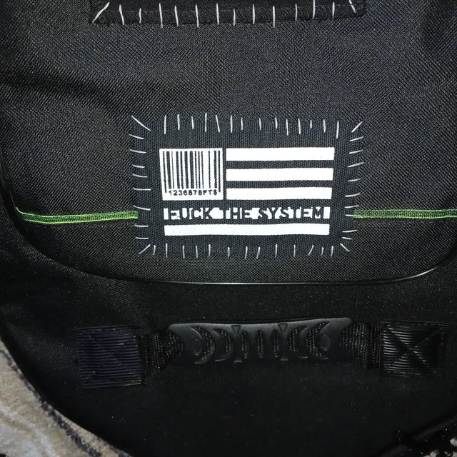 Anti-Establishment American Flag Punk Patch