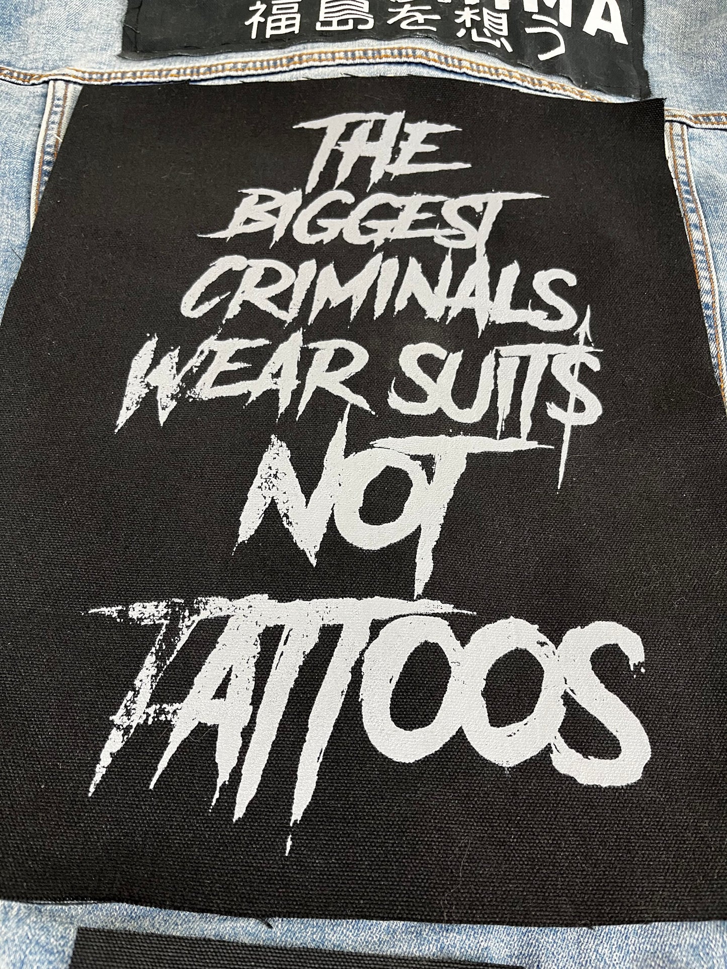 Fuck the Oligarchy Back Patch