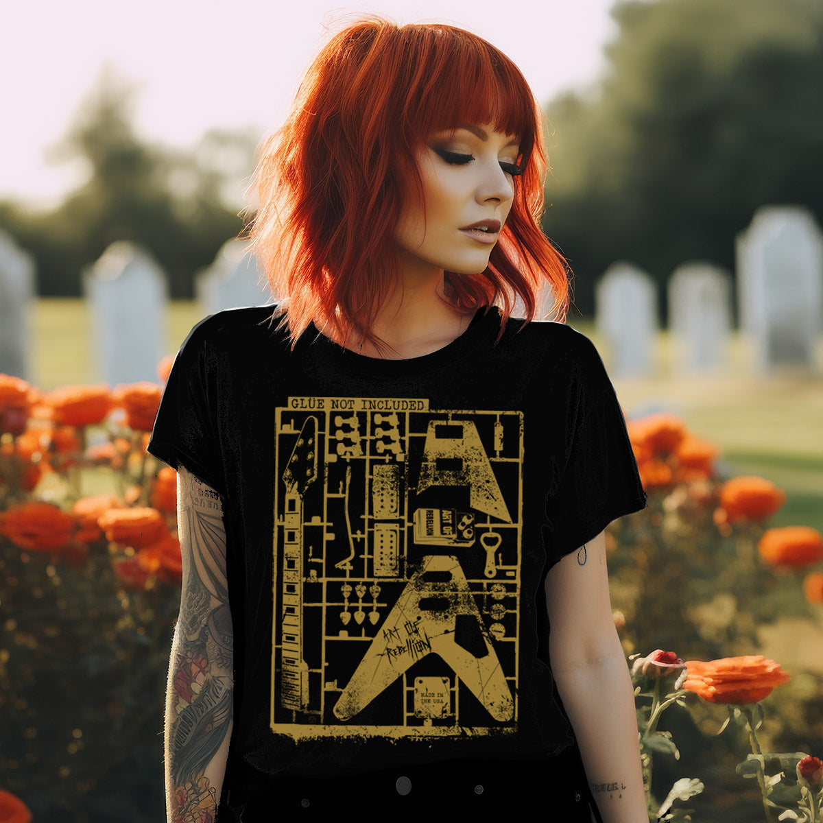 Glue Not Included Guitar Tee