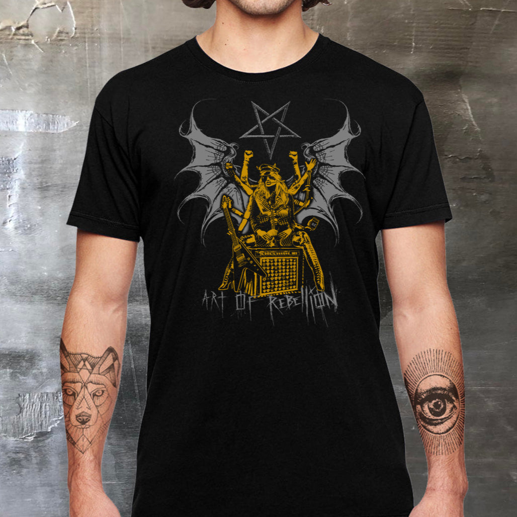 Artistic Shiva design with spiritual punk vibes