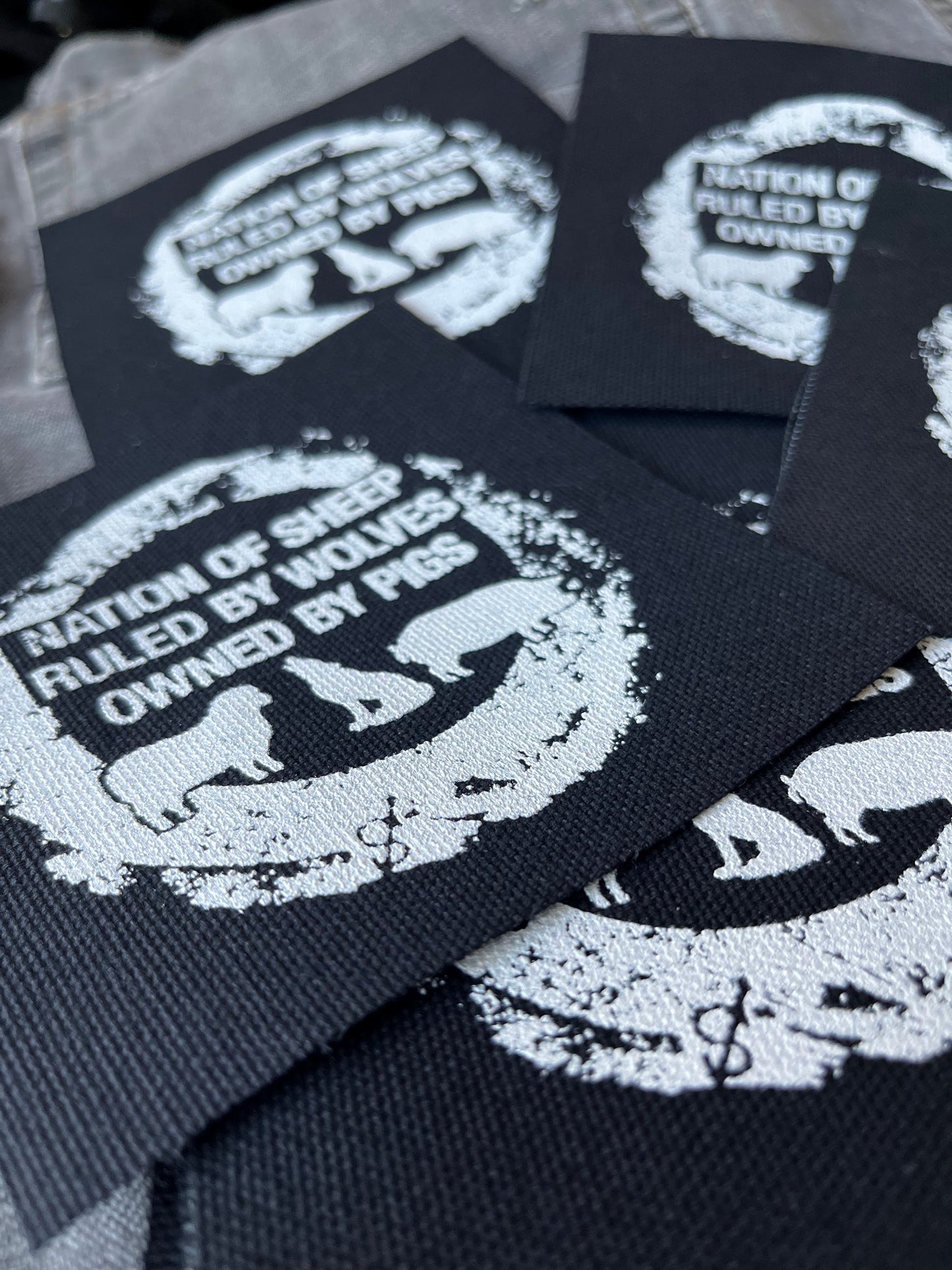 Nation Of Sheep Ruled By Wolves Owned By Pigs Patch