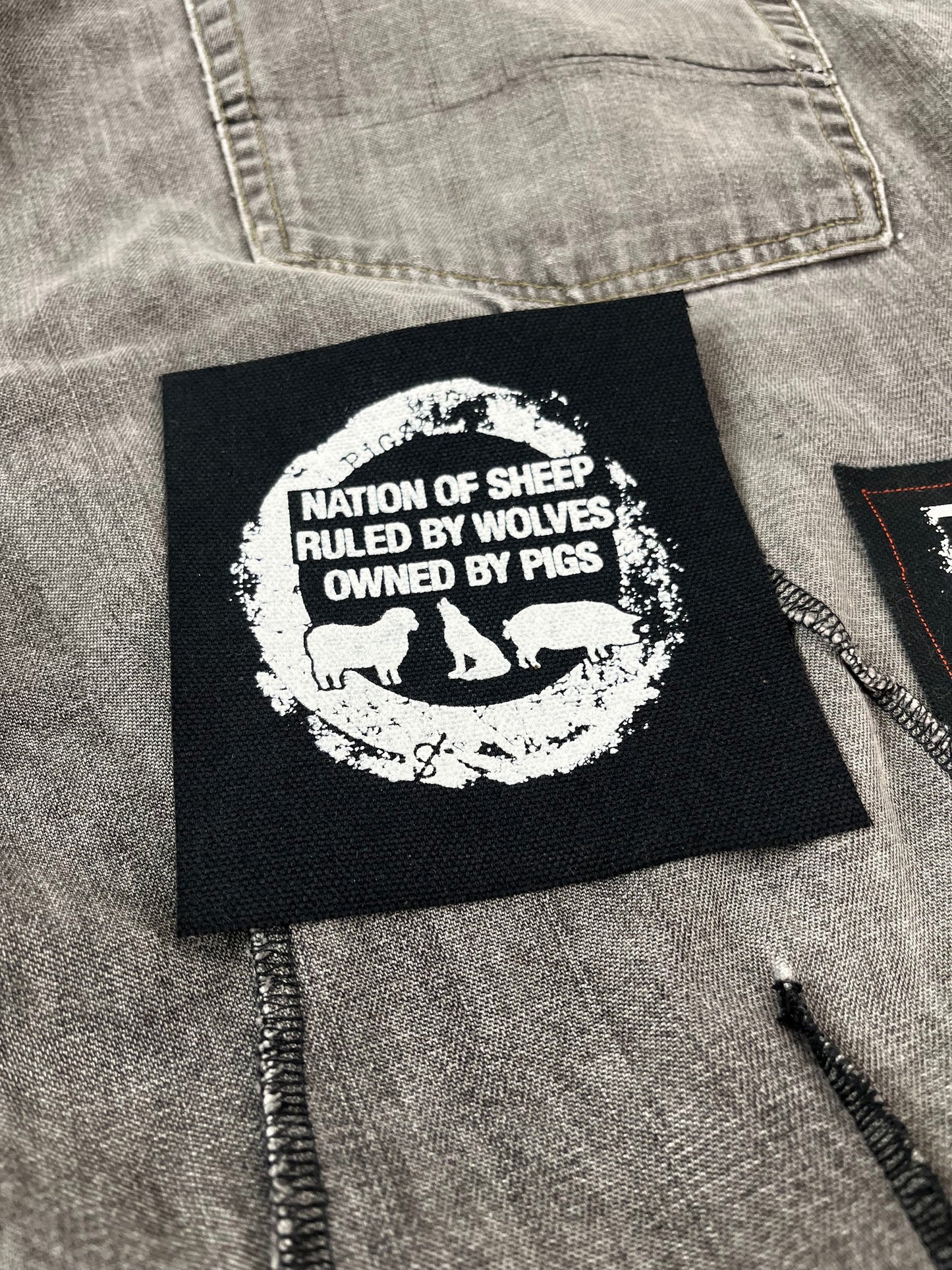 Nation Of Sheep Ruled By Wolves Owned By Pigs Patch