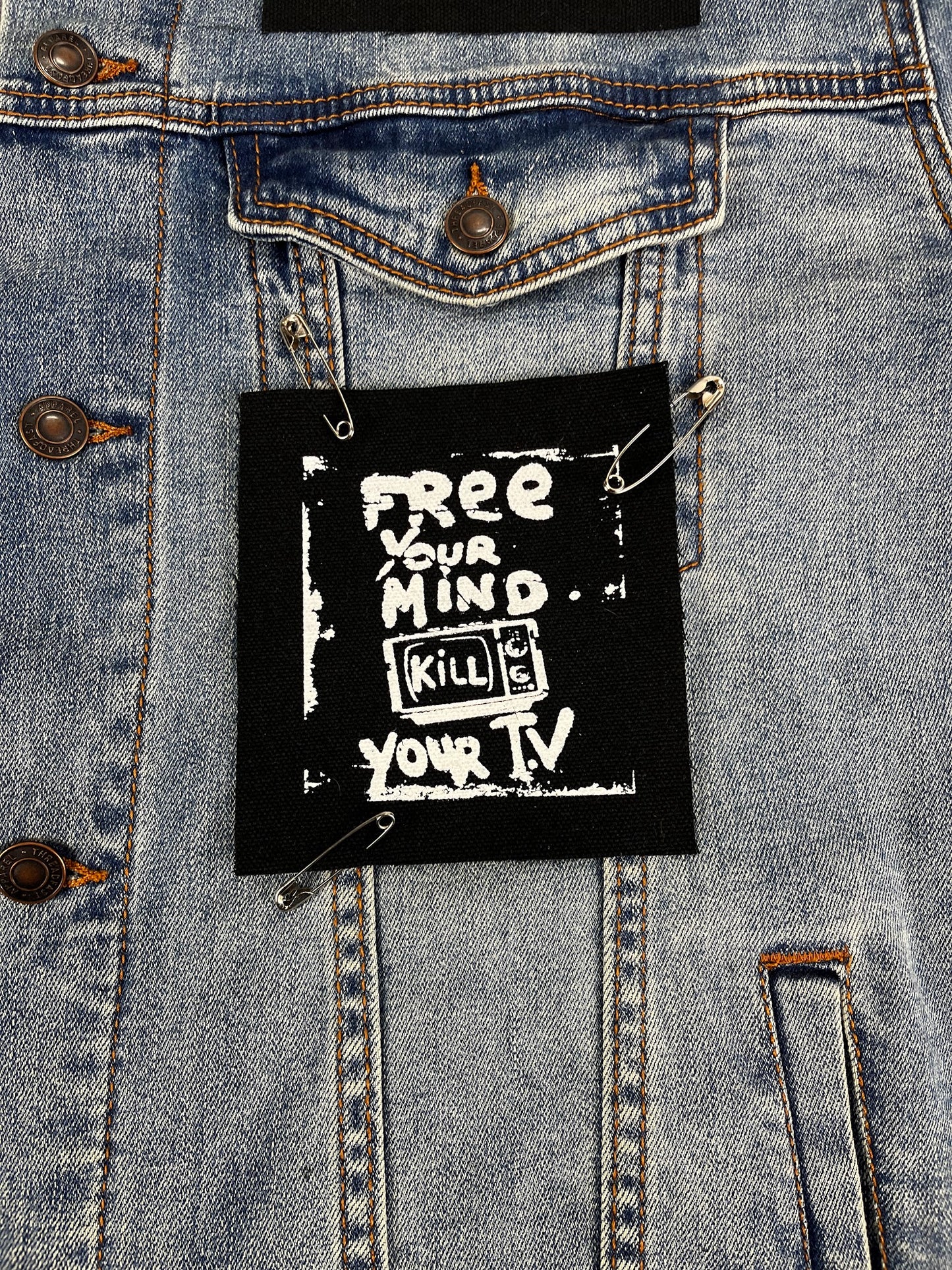 Kill Your TV Patch Anti Media Punk Patch
