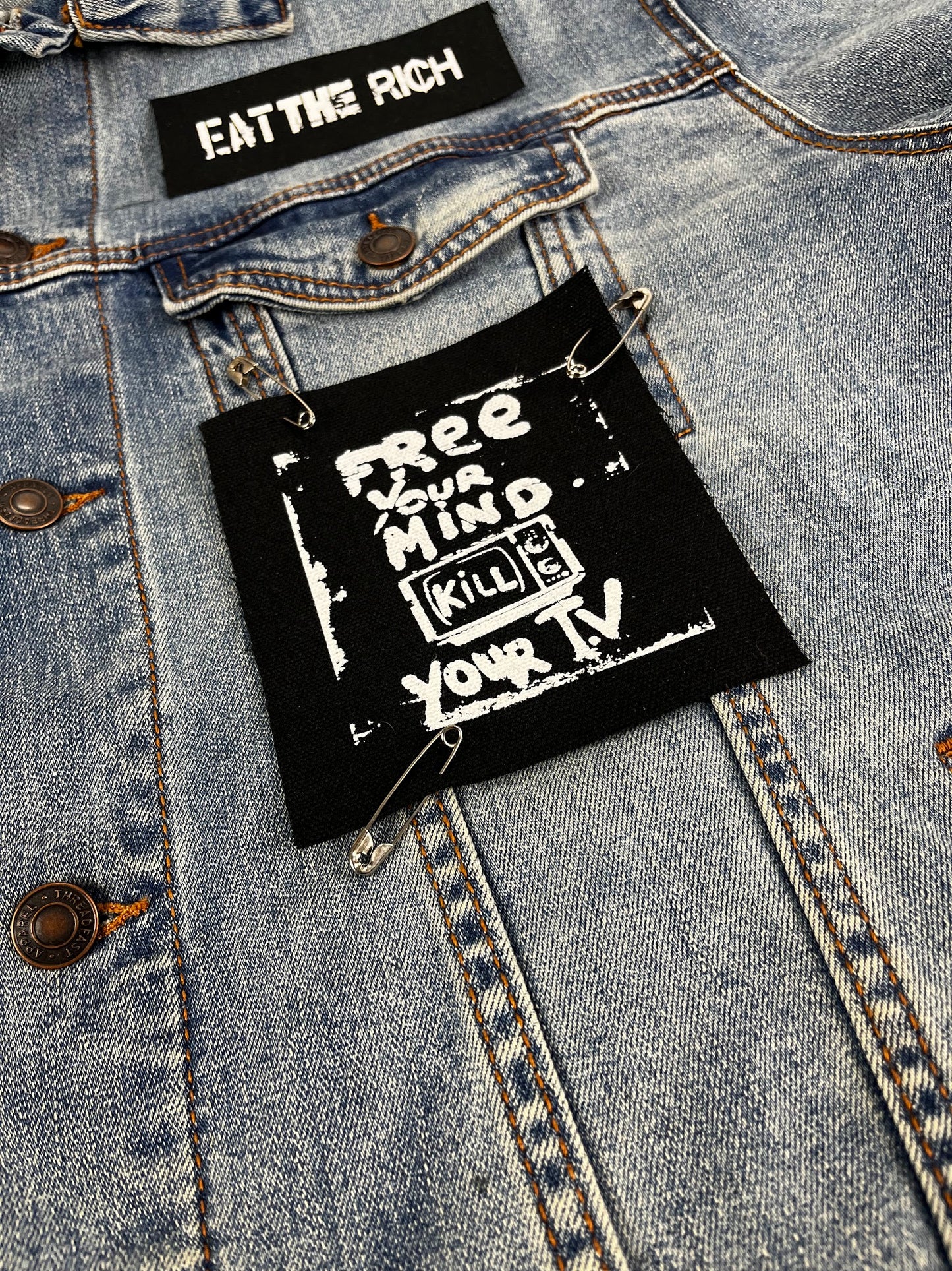 Kill Your TV Patch Anti Media Punk Patch