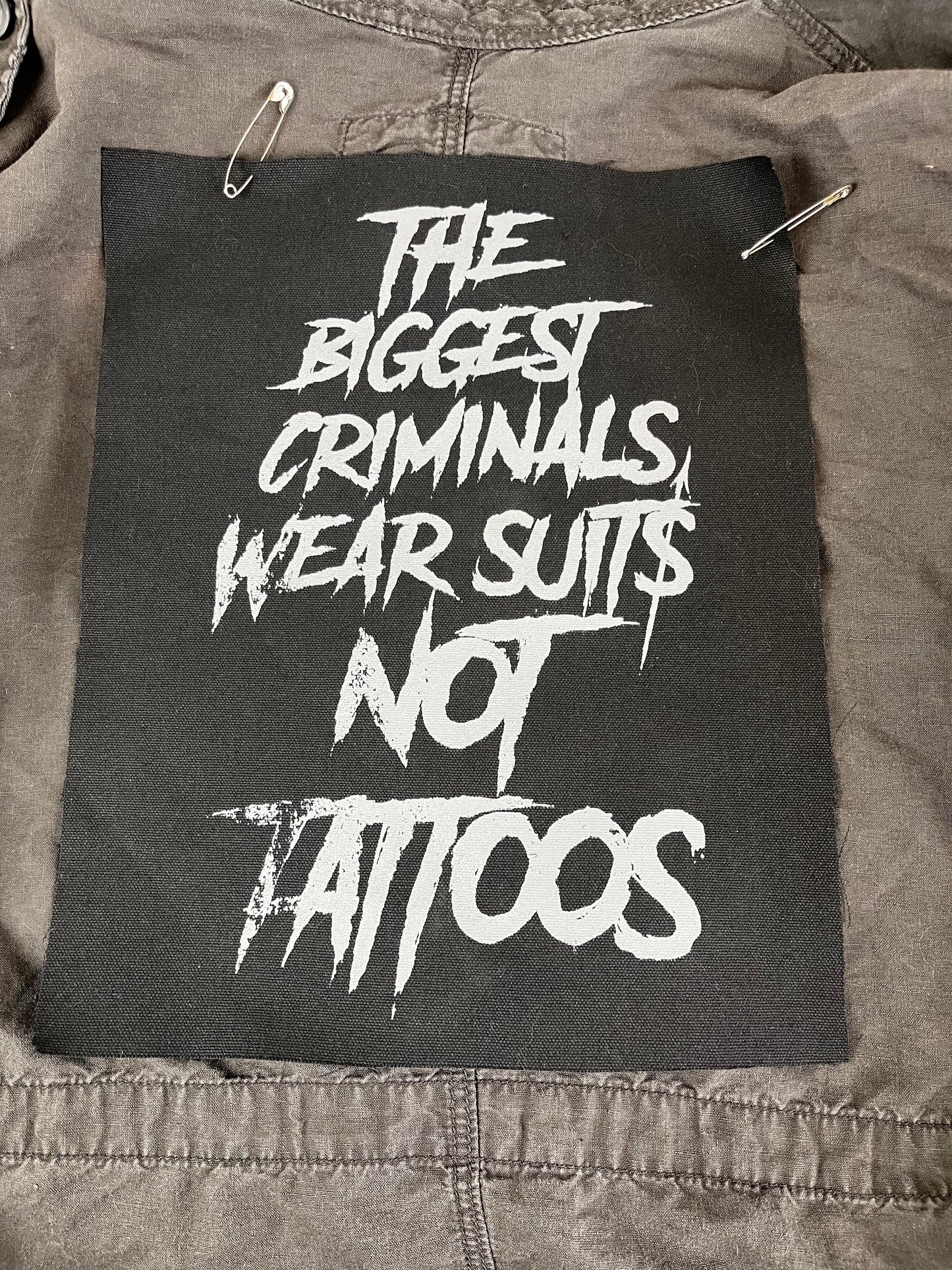 Fuck the Oligarchy Back Patch