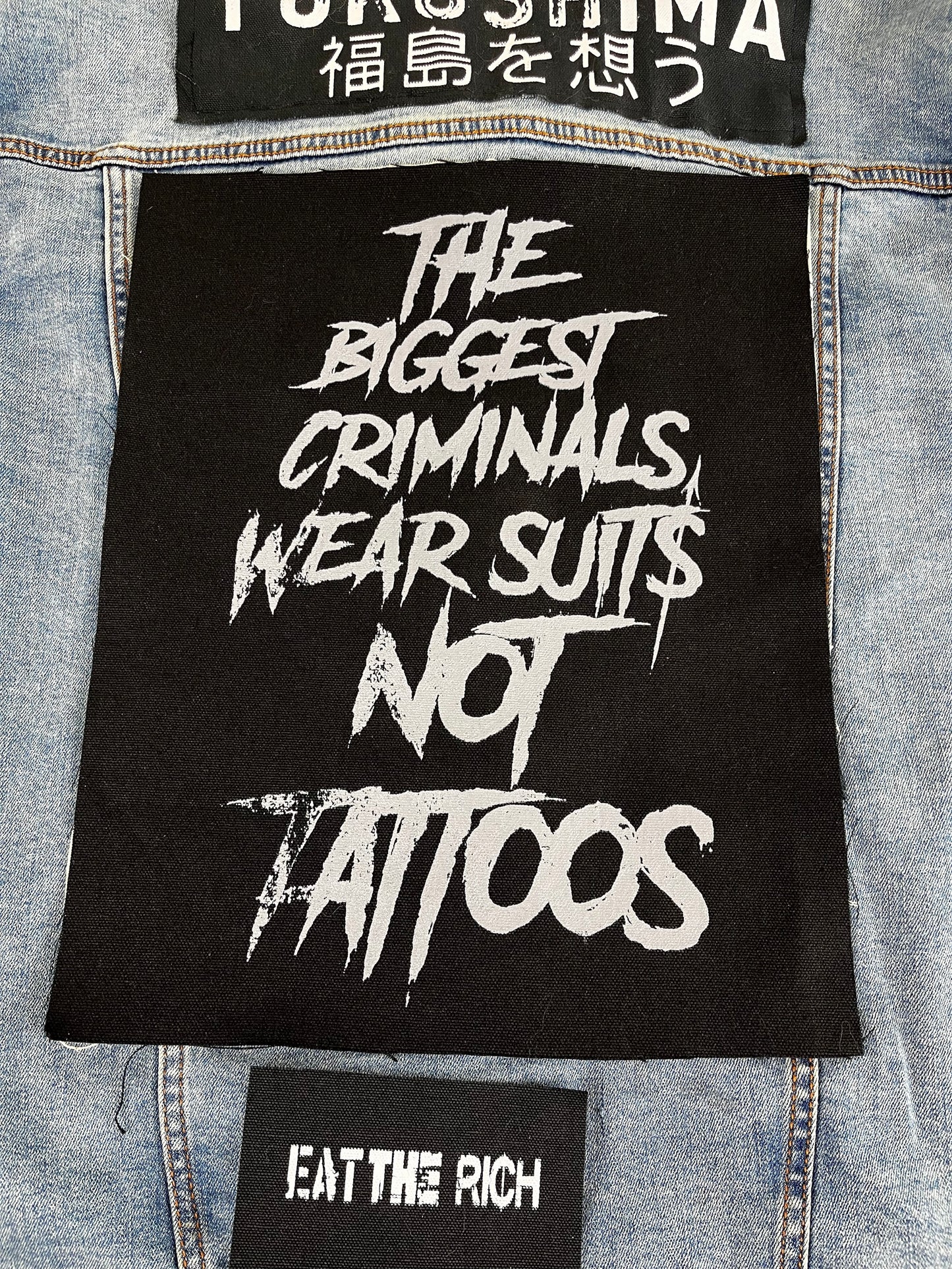 Fuck the Oligarchy Back Patch