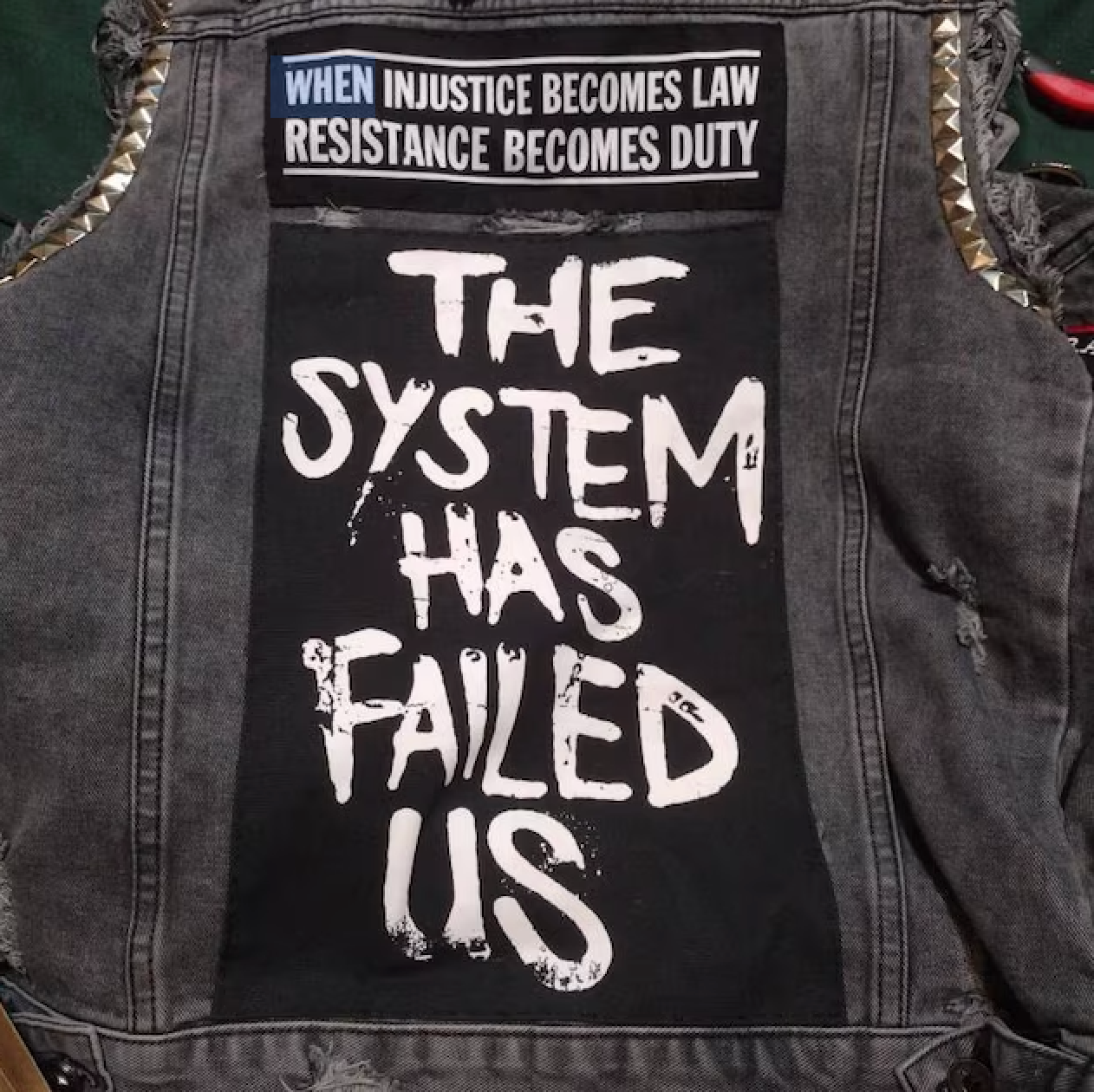 Anti Establishment Punk Patch The System Has Failed Us