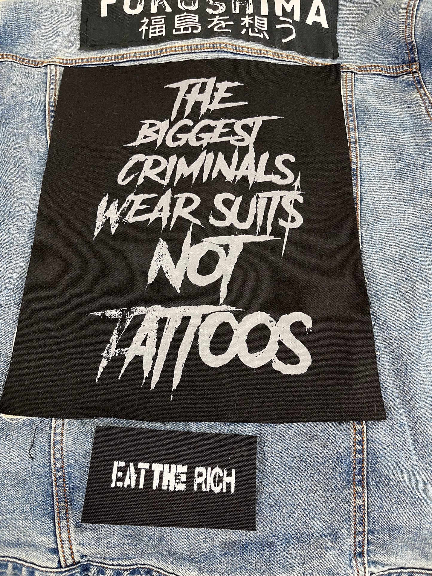 Fuck the Oligarchy Back Patch