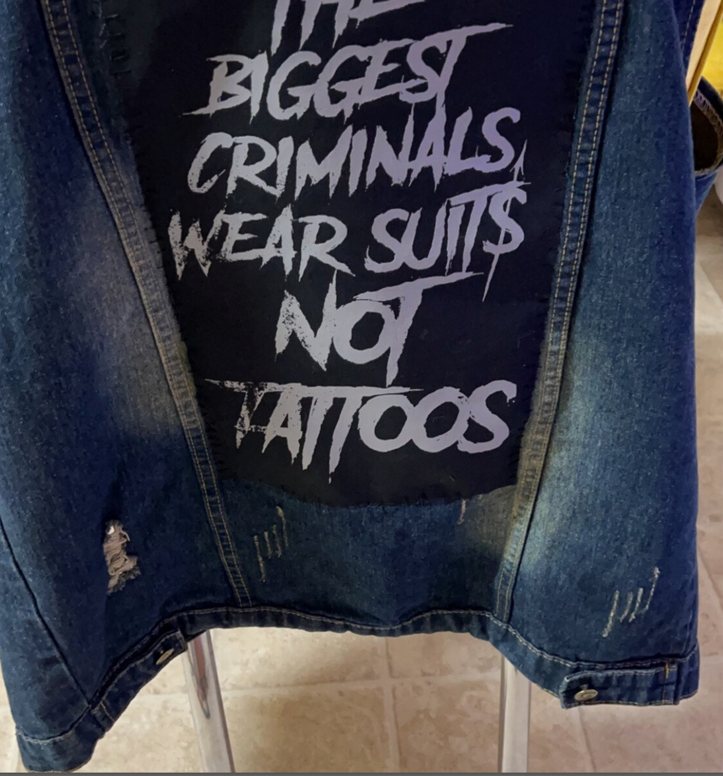 Fuck the Oligarchy Back Patch
