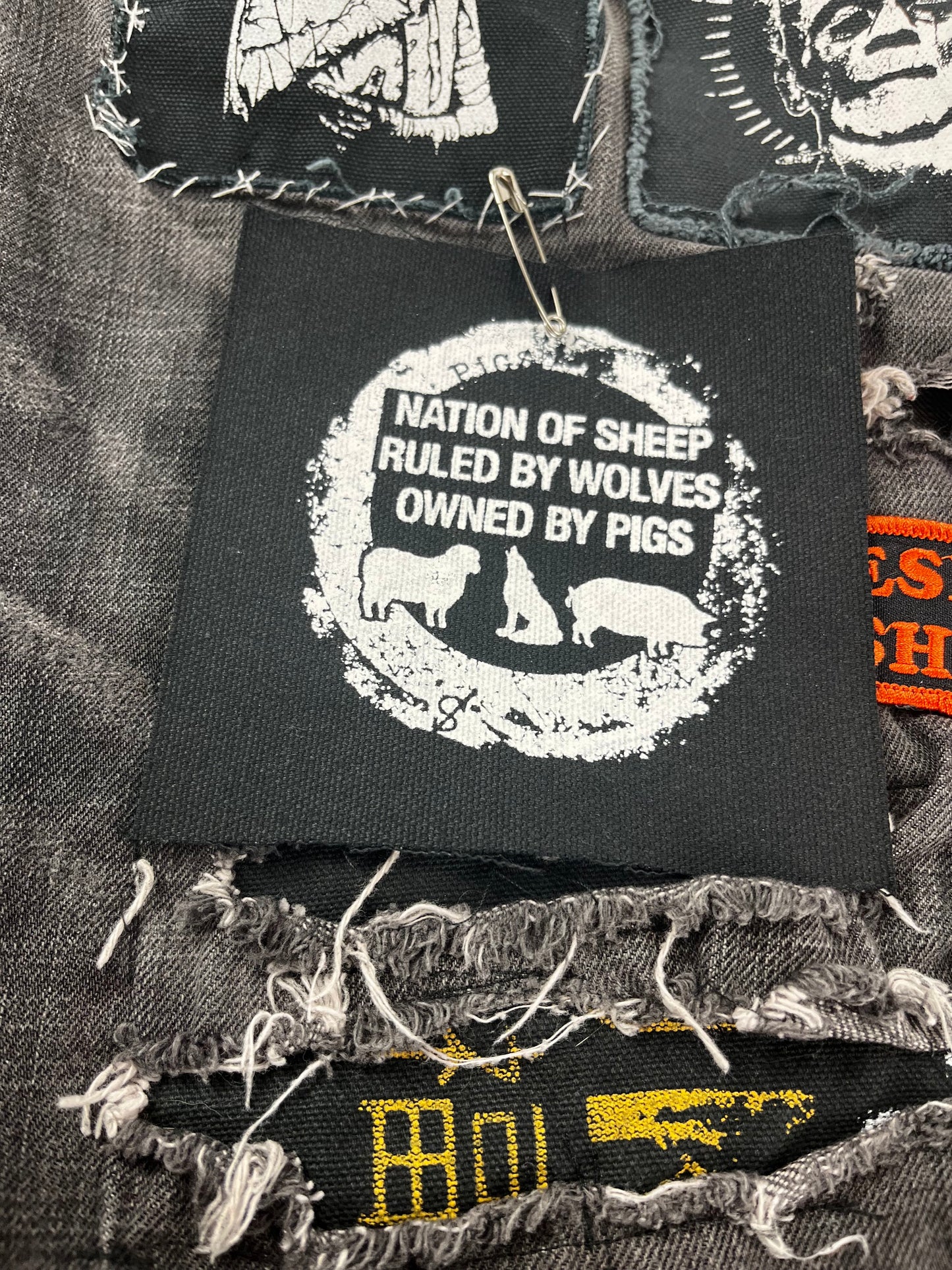 Nation Of Sheep Ruled By Wolves Owned By Pigs Patch Political Patch