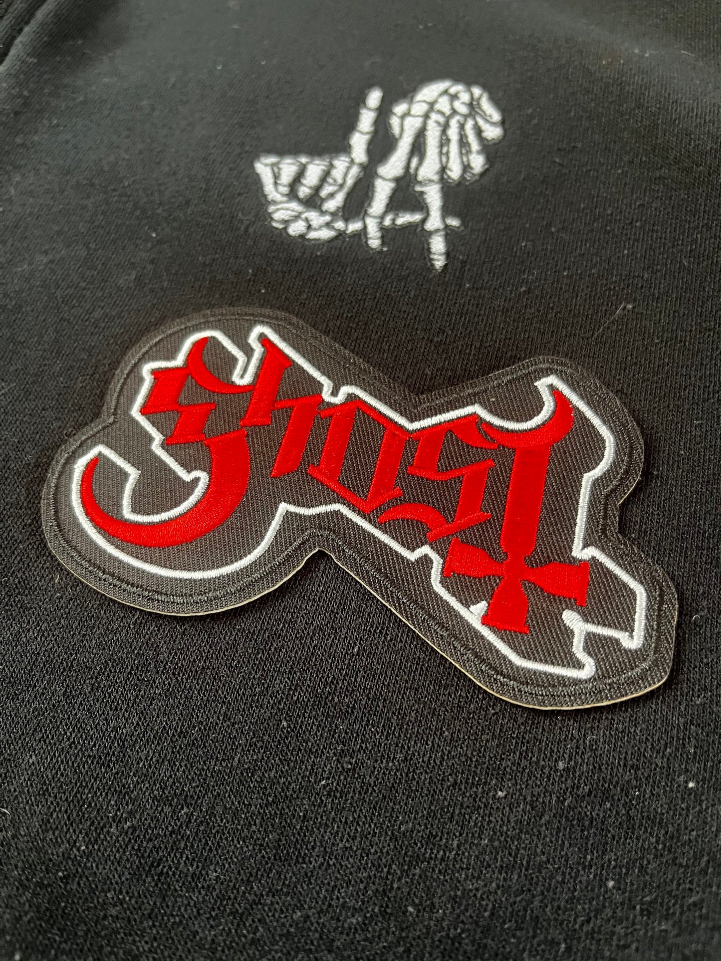 Ghost Rock Band Iron on Embroidery Patch