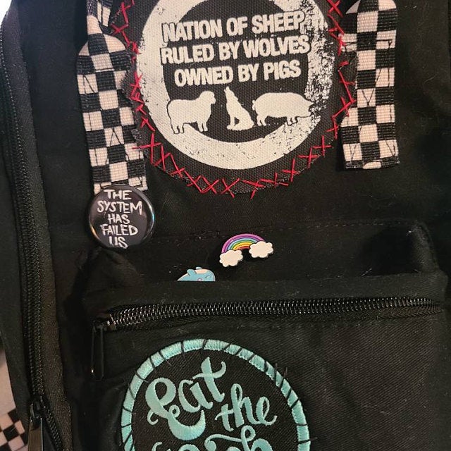Nation Of Sheep Ruled By Wolves Owned By Pigs Patch