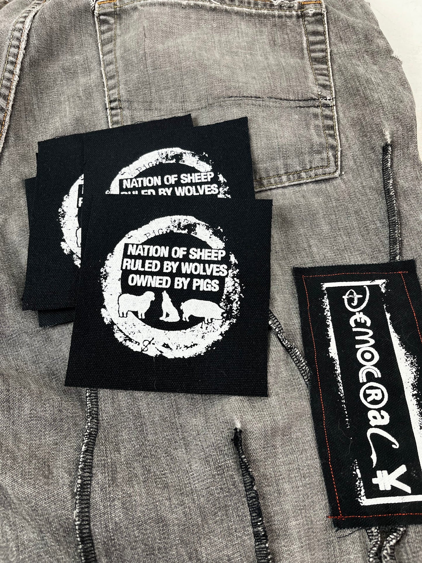 Nation Of Sheep Ruled By Wolves Owned By Pigs Patch Political Patch
