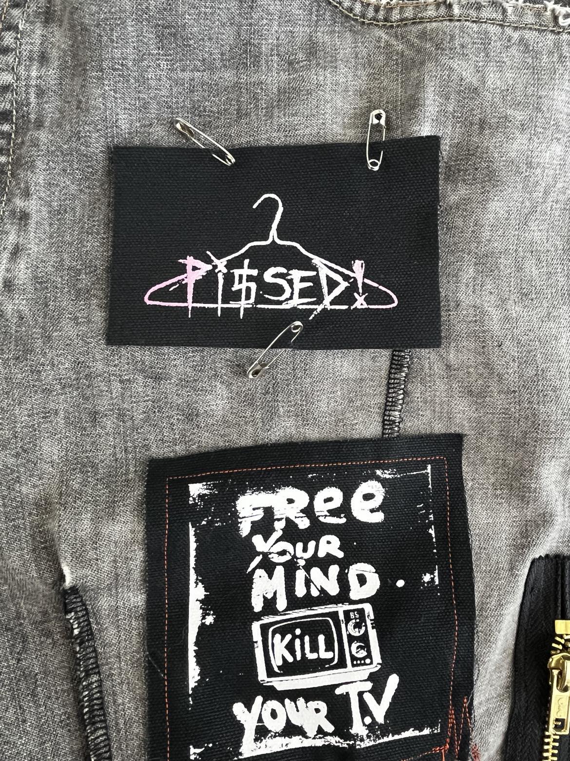 Pissed Pro Choice Punk Patch