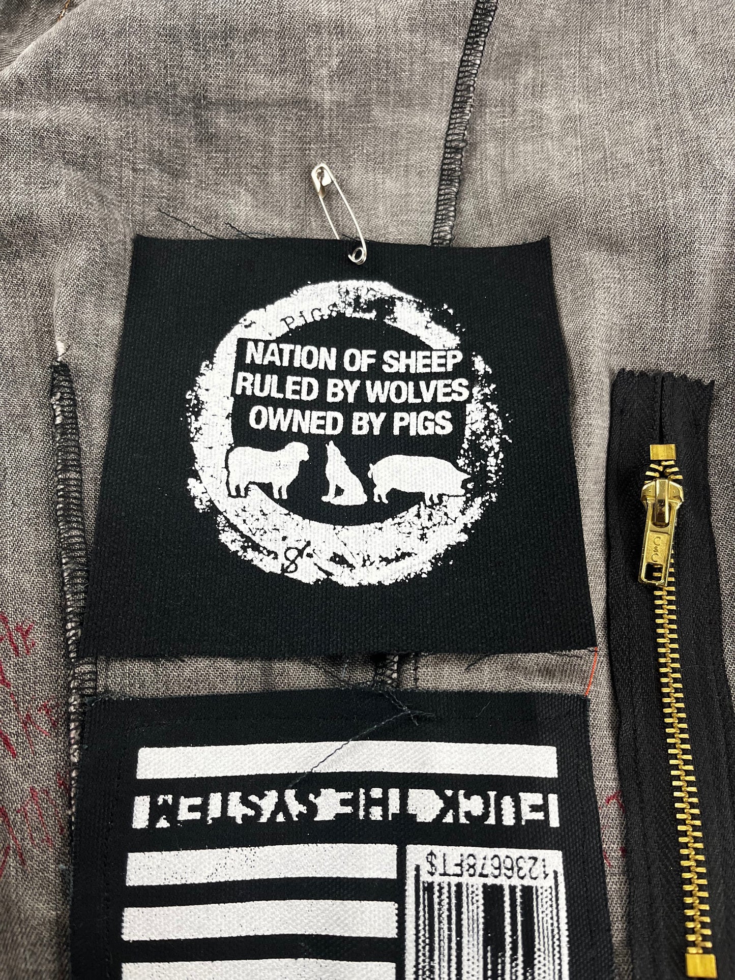 Nation Of Sheep Ruled By Wolves Owned By Pigs Patch Political Patch