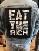 Eat The Rich Back Patch