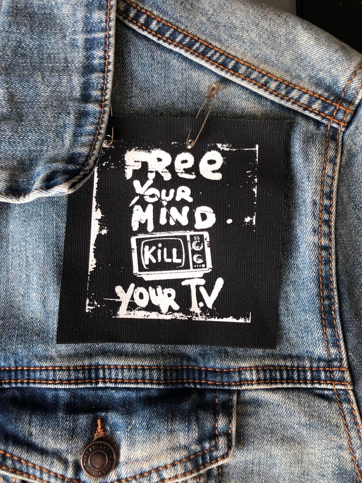 Kill Your TV Patch Anti Media Punk Patch