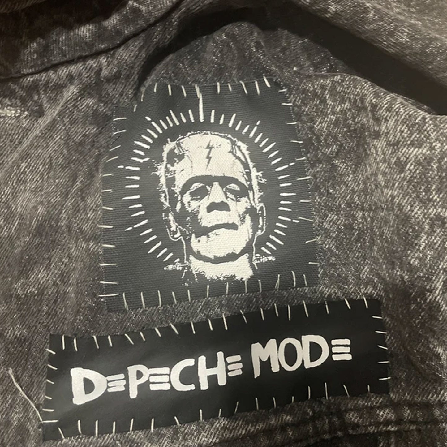 Frankenstein Halloween Tattoo Style Patch