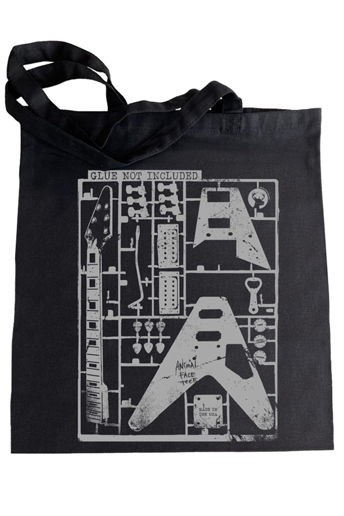Guitar Parts Graphic Tote Bag