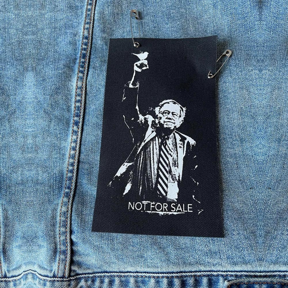 Bernie Sanders Not For Sale Patch,