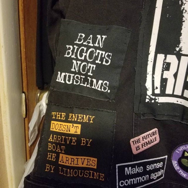 Ban Bigots Not Muslims Patch