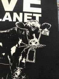 Save The Planet Back Patch, Vegan Patch, Friends Not Food, Vegetarian Patch, Animal Rights Patch, Funny Patch, Vegan Gift, Punk Patch