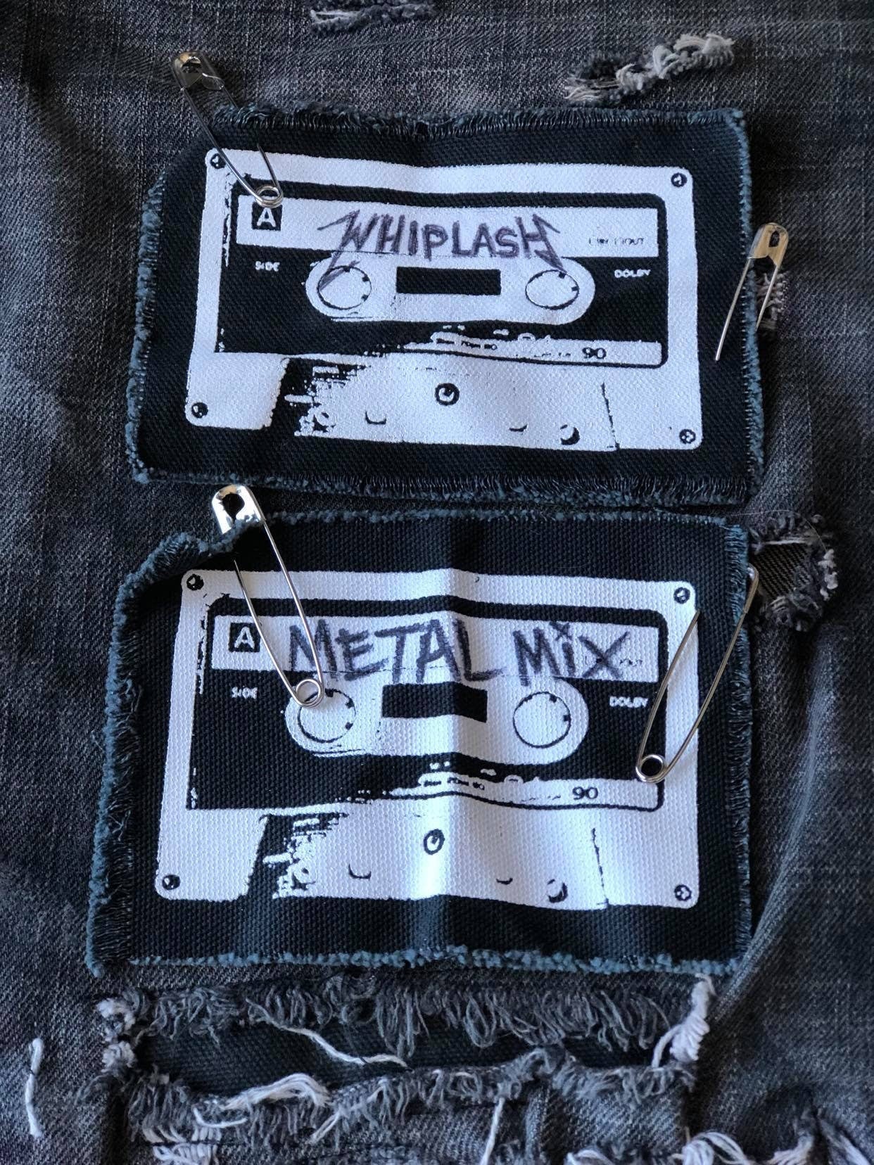 Cassette Tape Patch, 80"s Patch, Music Patch, DIY Crafts
