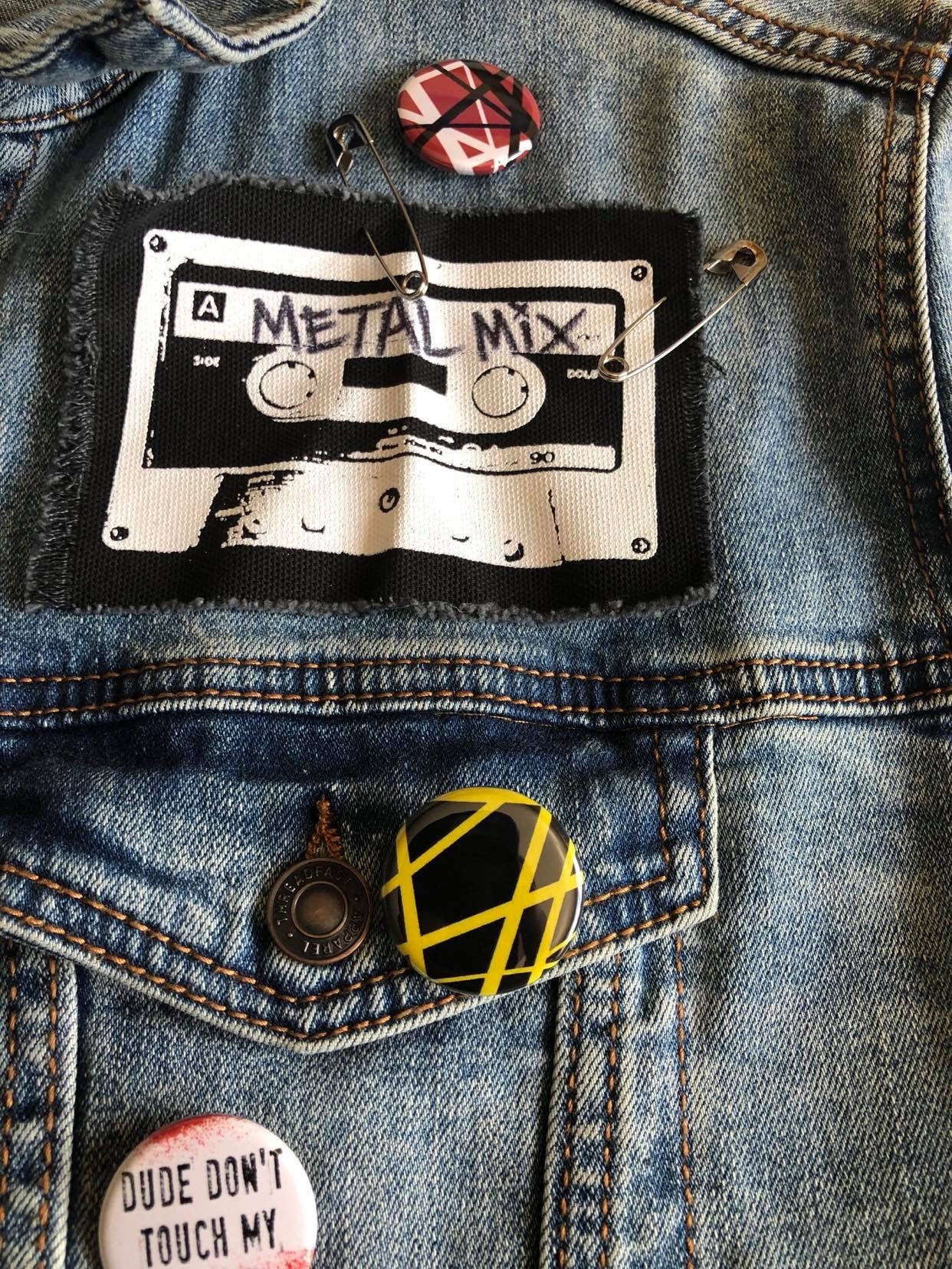 Cassette Tape Patch, 80"s Patch, Music Patch, DIY Crafts