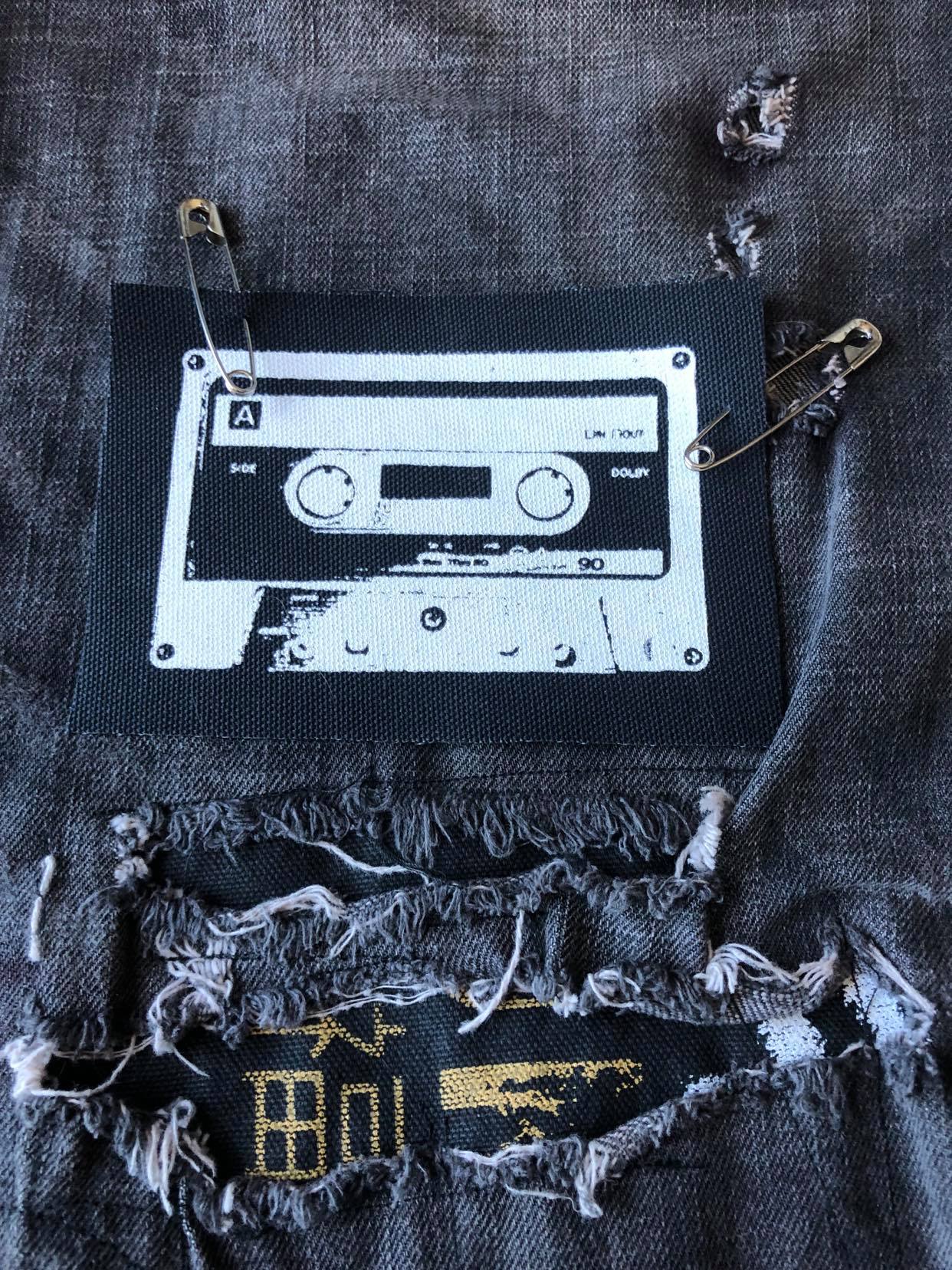 Cassette Tape Patch, 80"s Patch, Music Patch, DIY Crafts