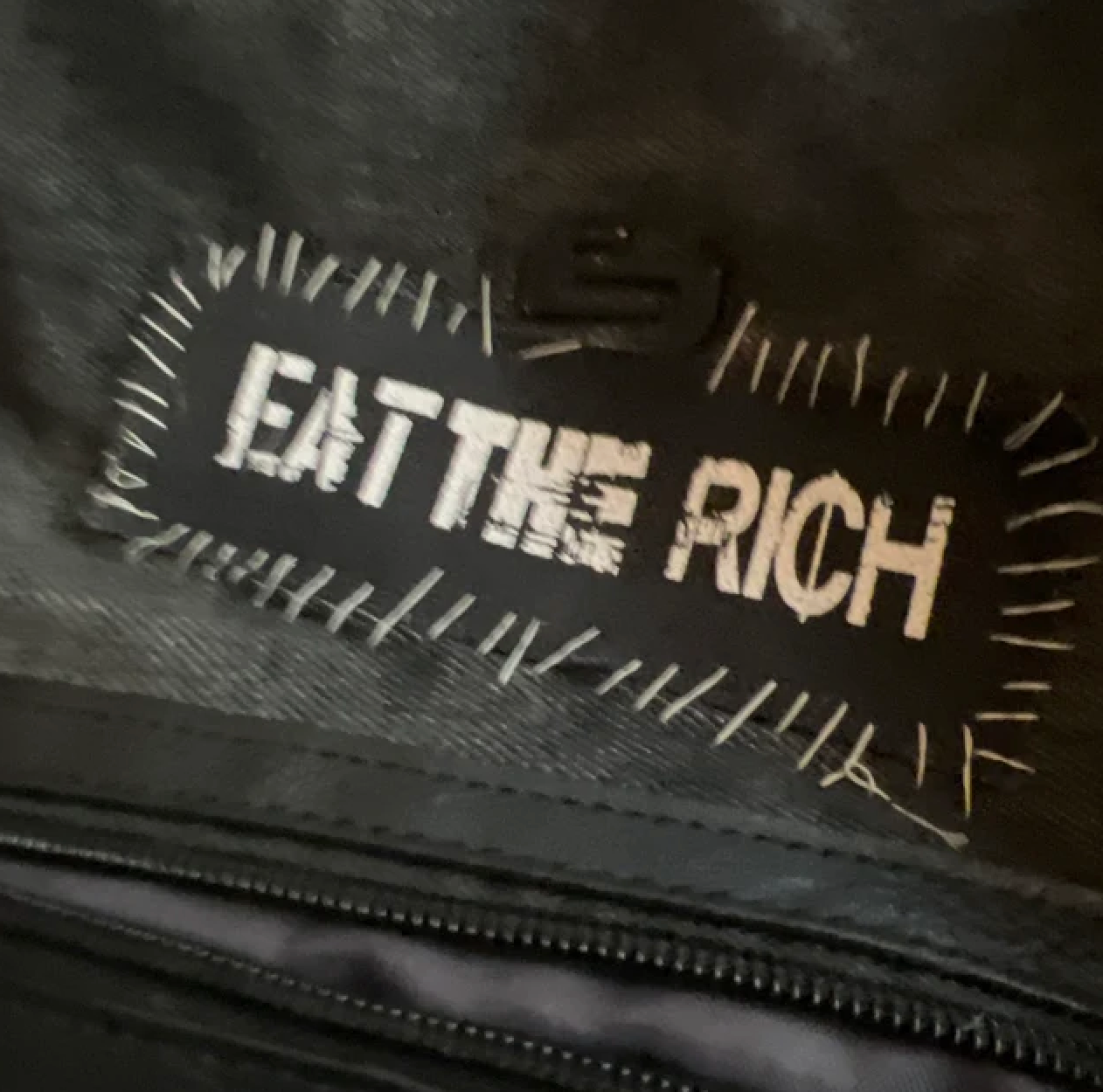 Eat The Rich Punk Patch