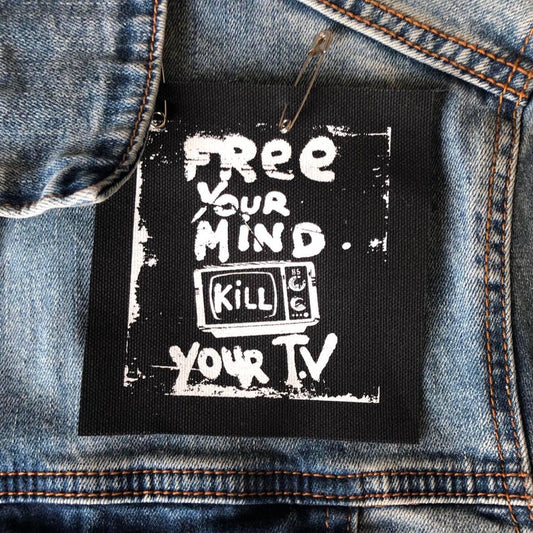 Kill Your TV Patch Anti Media Punk Patch