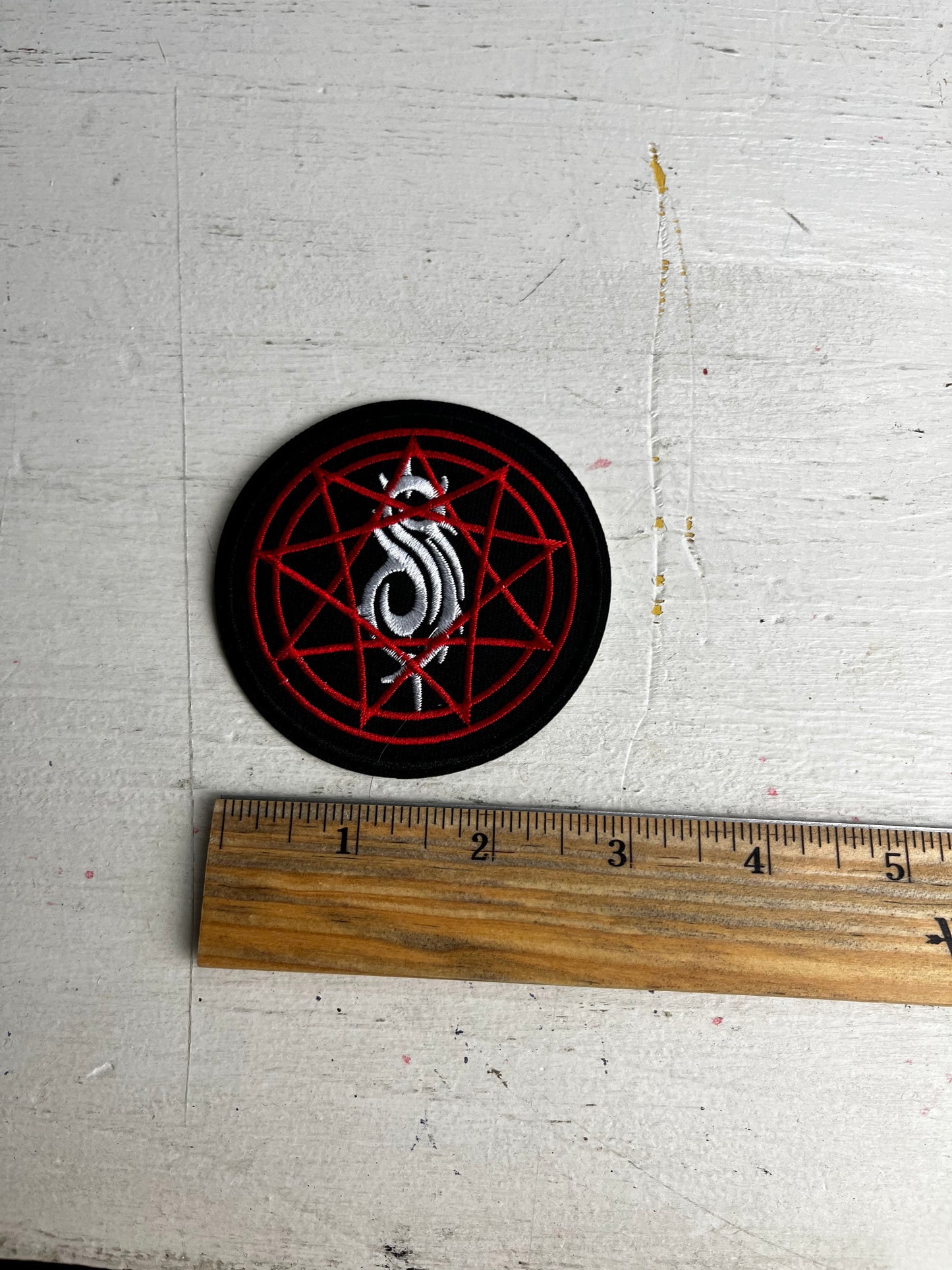Slipknot, Nonagram, Patch, Iron On, Sew On, Metal Band, Jacket, Battle Vest