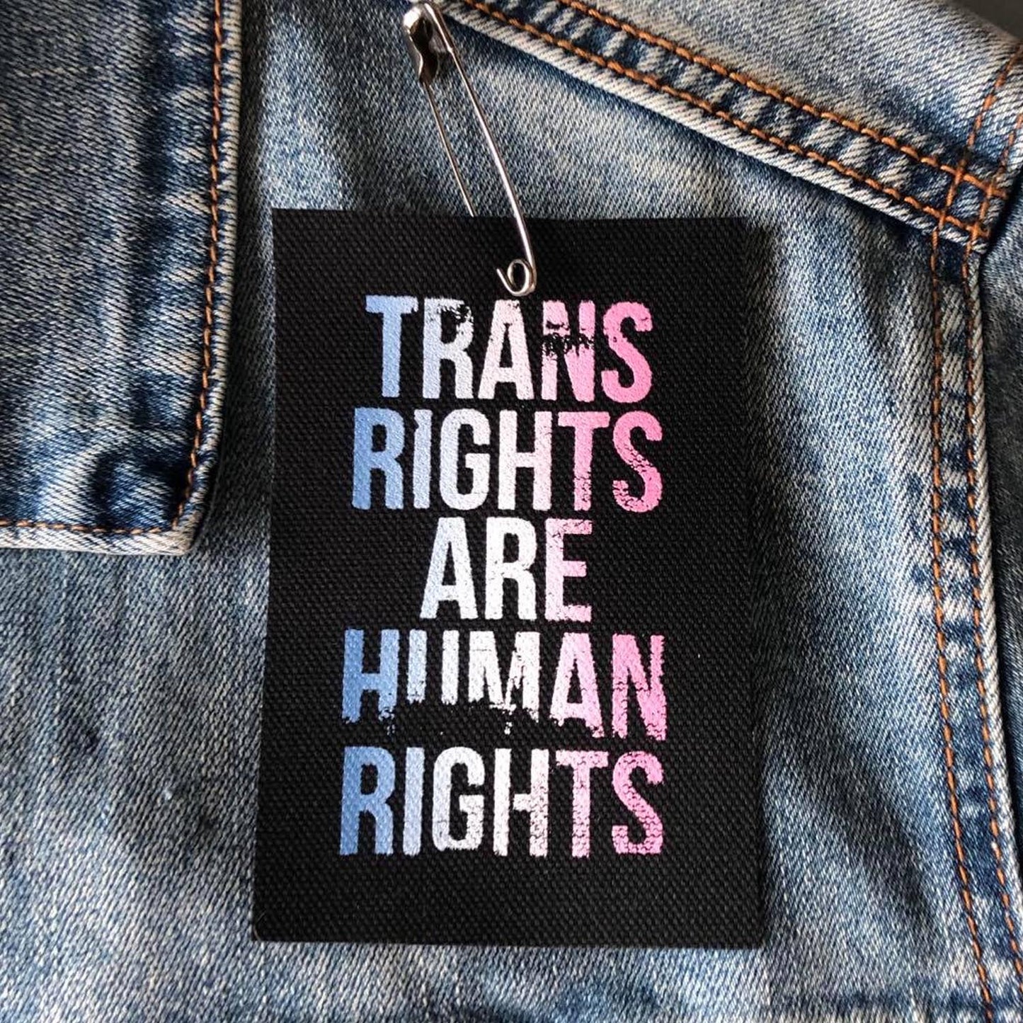 Trans Patch, Queer Pride Patch, LGBTQ Gift, Punk Patches ,Denim Jacket Patches