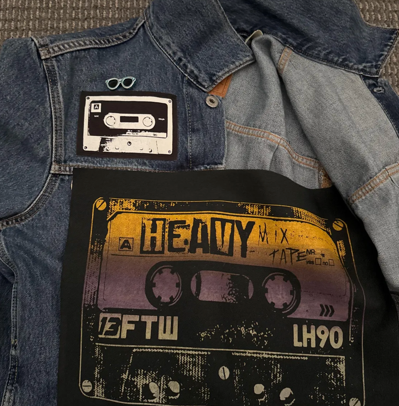 Cassette Tape Patch, 80"s Patch, Music Patch, DIY Crafts