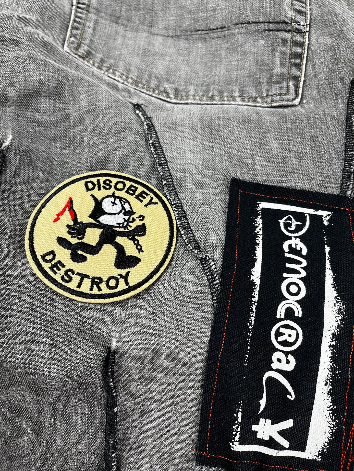 Disobey De$troy Rebel Kitty Patch