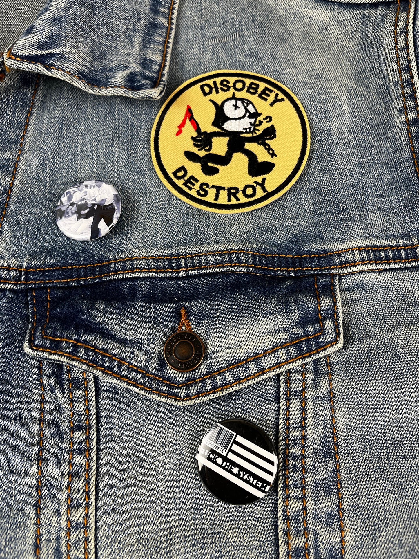 Disobey De$troy Rebel Kitty Patch