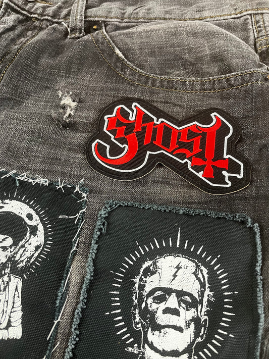 Ghost Rock Band Iron on Embroidery Patch