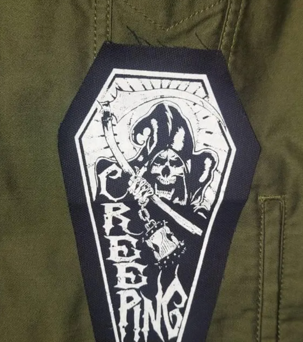 Creeping Death Coffin Patch