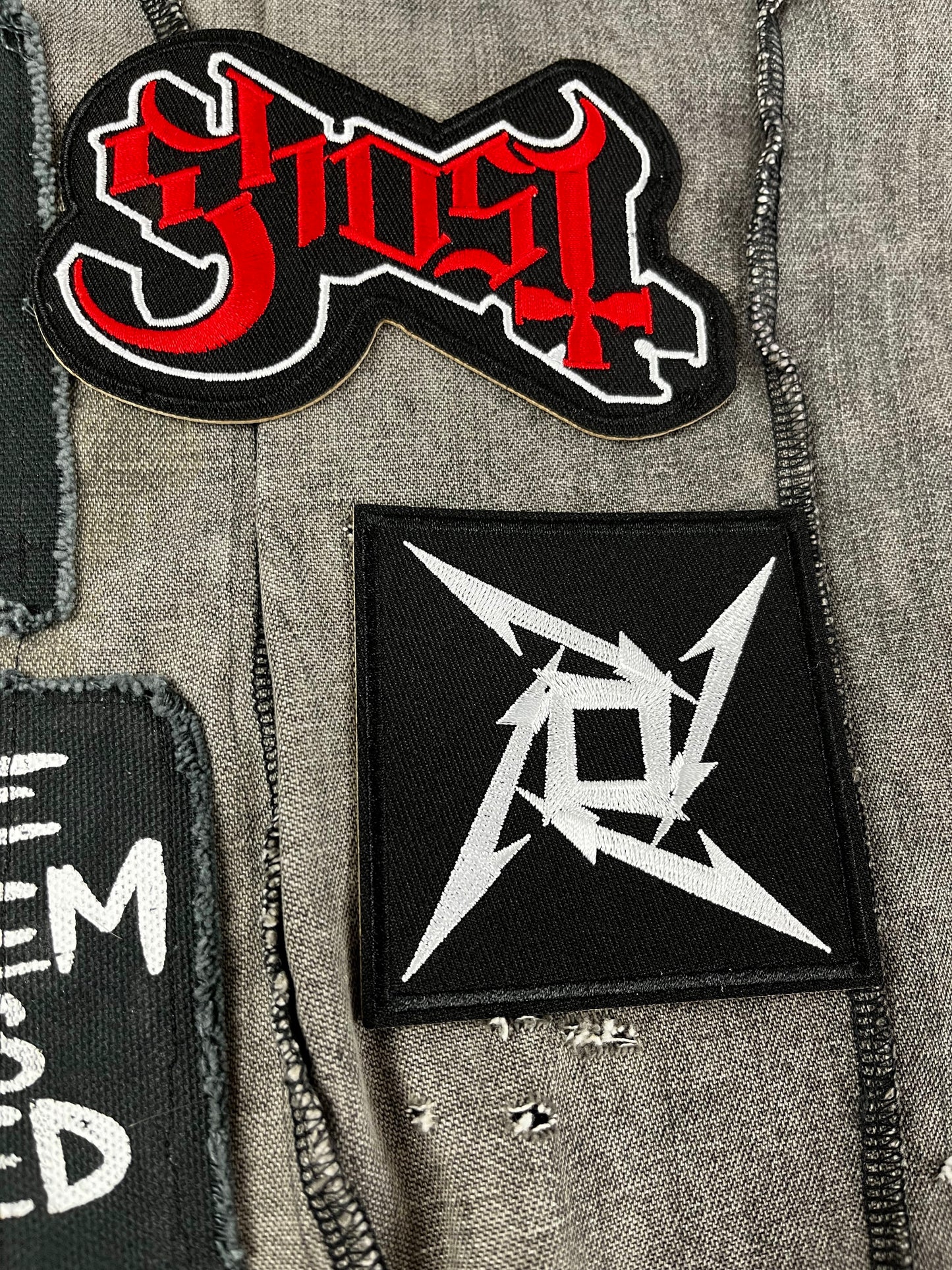 Metallica Band Iron on Embroidery Patch