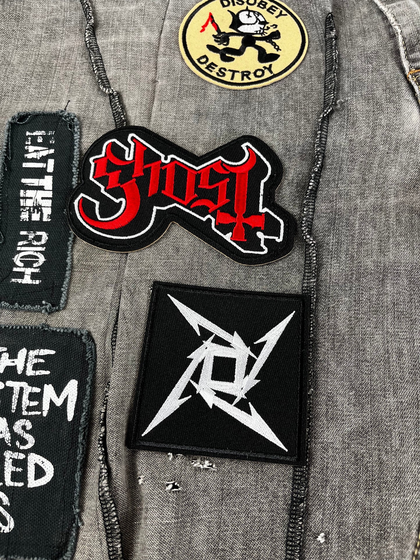 Metallica Band Iron on Embroidery Patch