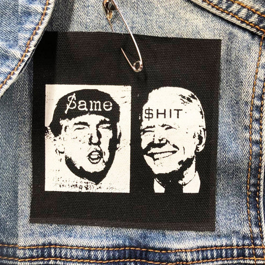 Funny Trump Biden Patch Same Shit