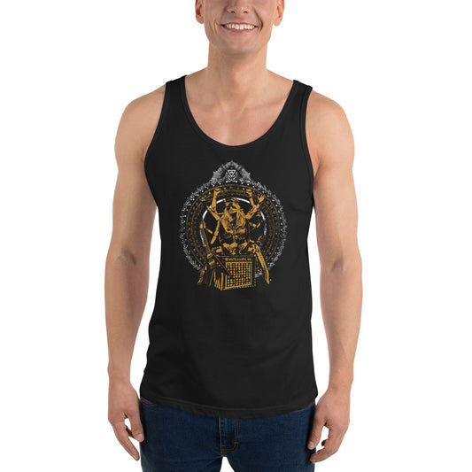 Guitarist Tattoo Shiva Unisex Tank Top