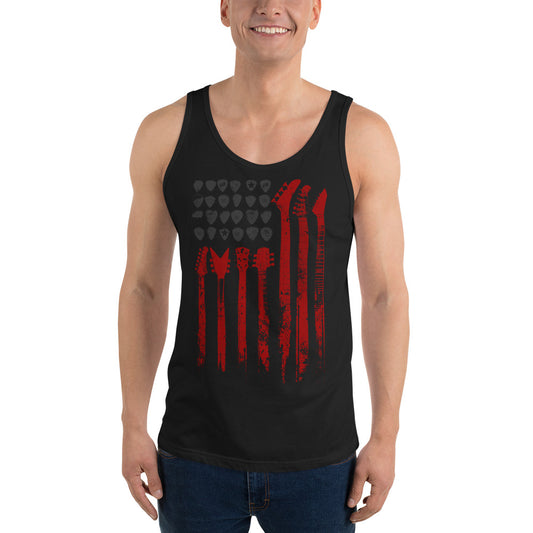 American Rebel Guitar Unisex Tank Top