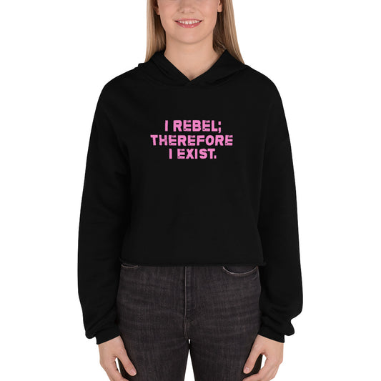 Anti Establishment Crop Hoodie, Rebel Sweatshirt, Dark Humor, Capitalism Kills